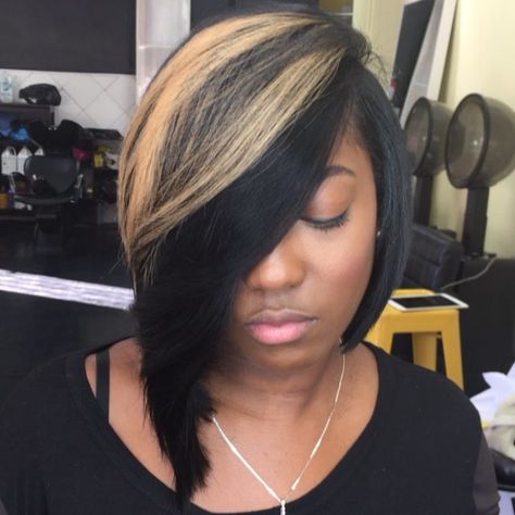 A Quick Weave, Hairstyles Short Bob, Weave Bob Hairstyles, Voice Of Hair, Weave Bob, Quick Weave Bob, Black Bob Hairstyles, Black Hair Short Cuts, Curly Weave