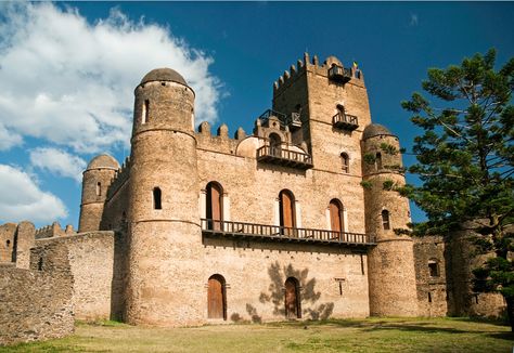 Gondar Ethiopia, African Empires, Old Castle, History Posters, Scenic Art, Poster Series, Beach Landscape, Ways Of Seeing, African History