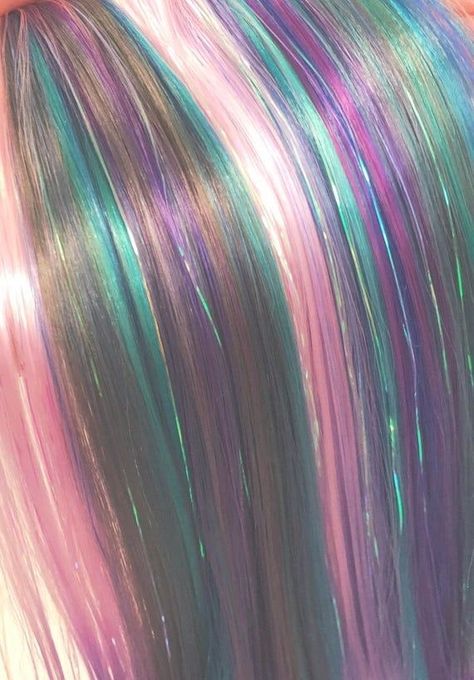 Daisy Calloway, Hair Tinsel, Catty Noir, Dolls Diy, Multicolored Hair, Pretty Hair Color, Hair Stylies, Dye My Hair, Hair Dye Colors