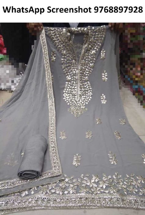 Pure Georgette semi stich designer shirt gota work😍 Pure chiffon dupata with gota work😍 Shantoon Bottom Gotta Work Dresses Pakistani, Gotta Work Dresses, Women Trousers Design, Dresses Pakistani, Salwar Suits Party Wear, Pakistani Couture, Gotta Work, Latest Dress Design, Bridal Dresses Pakistan