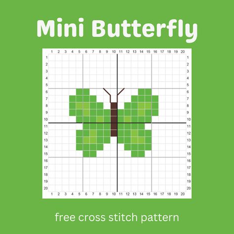 Keeping it Real: Mini Butterfly - Free Cross Stitch Pattern Butterfly Cross Stitch Patterns Free Charts, Mini Cross Stitch Butterfly, Butterfly Cross Stitch Pattern Simple, Butterfly Cross Stitch Pattern Free, Cross Stitch Butterfly Pattern, Mini Cross Stitch Patterns Free, Cross Stitch Butterfly, Butterfly Cross Stitch Pattern, Free Cross Stitch Pattern