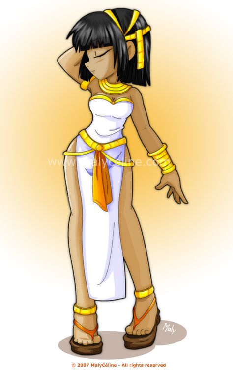 Egyptian Clothing Women, Egypt Clothes, Egyptian Outfit, Egyptian Goddess Costume, Idea To Draw, Egyptian Deities, Egyptian Drawings, Egyptian Goddess Art, Ancient Egypt Fashion