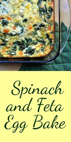 Breakfast Casserole With Spinach And Feta, Eggs Spinach Feta Breakfast, Spinach And Feta Egg Casserole, Egg Feta Spinach Breakfast, Spinach Feta Frittata Recipes, Mediterranean Egg Casserole, Spinach Feta Breakfast Casserole, Breakfast Spinach Casserole, Baked Eggs For Egg Salad