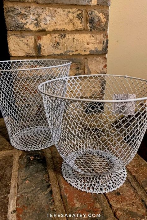 Dollar Tree Wire Basket Ideas, Wire Basket Ideas, Dollar Tree Baskets, Dollar Tree Projects, Clear Coffee Mugs, Coffee Basket, Coffee Cups Diy, Dollar Store Diy Organization, Dollar Tree Haul