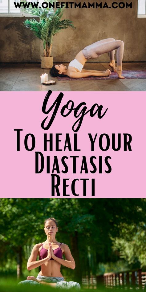 Pregnant Yoga, Diastasis Recti Repair, Postpartum Yoga, Healing Diastasis Recti, Mommy Pooch, Diastasis Recti Exercises, Post Pregnancy Workout, Pelvic Floor Exercises, Yoga Moves