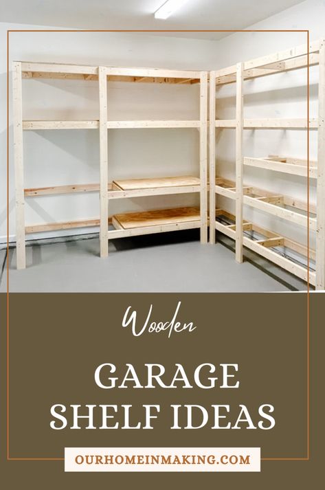 This DIY wooden garage shelf tutorial is perfect for you if you want to DIY wooden garage shelf with doors. These easy steps and tips will help you DIY garage shelves. So look no further for garage shelving ideas DIY, checkout Garage Shelving Ideas Diy, Garage Shelf Ideas, Wooden Garage Shelves, Shelf With Doors, Garage Shelving Ideas, Garage Organization Shelves, L Shaped Shelves, Diy Shelf, Garage Shelves