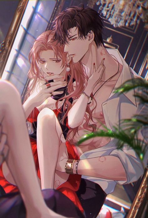 Hot Anime Couples, Lakaran Fesyen, Makeup Christmas, Tattoo Makeup, Futurisme Retro, Christmas Chicken, Anime Love Story, Yandere Manga, Grunge Jewelry