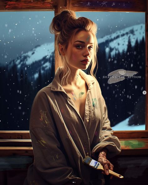 Acotar Creatures, Feyre Fan Art, Feyre Painting, Feyre Acotar, Acotar Feyre, Under The Mountain, Court Of Mist And Fury, Roses Book, Feyre And Rhysand