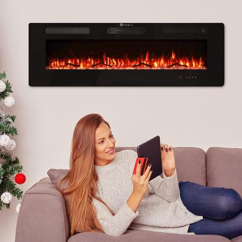 Wall Mount Fireplace, Cloud Mountain, Mounted Fireplace, Electric Fireplaces, Fireplace Heater, Wall Mount Electric Fireplace, Real Flame, Traditional Fireplace, Electric Fireplace