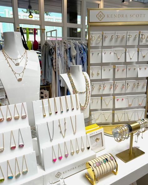 Have you checked out our Kendra Scott display in-store?! We have so many great spring pieces from them that are so pretty! From necklaces, to bracelets, and earrings! There is something for everyone! shop in-store or online at she-she.com #sheshe #shesheboutique #kendrascott #jewelry #trend Kendra Scott Store, She She, Booth Displays, Western Shop, Craft Booth Displays, Vendor Events, Craft Booth, Booth Display, Jewellery Store