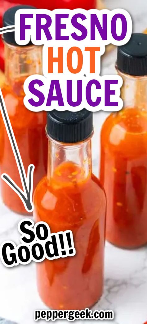 This fresno hot sauce recipe is super easy to make at home and it tastes amazing. Who knew fresno peppers could make such a delicous hot sauce? Fresno Peppers, Hot Sauce Recipe, Sauce Recipe, Hot Sauce, Easy Recipe, Peppers, Super Easy, Sauce, At Home