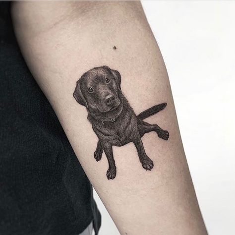 SkinArt by @winstonthewhale ___ Art page @Equilatterart ___ www.EQUILΔTTERΔ.com ___ #Equilattera #️⃣#love #tattoo #tattoos #tat #tatuaje… Dog Portrait Tattoo, Micro Tattoo, Puppy Care Tips, Tattoo Shading, Activities Outdoor, Initial Tattoo, Dog Training Techniques, Love Tattoo, Dog Nutrition