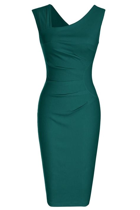 29 Holiday Party Dresses From Amazon You'll Actually Want To Wear 1950s Cocktail Dress, Very Short Dress, Knee Length Cocktail Dress, Dress Knee Length, 1950s Style, Rockabilly Dress, Cap Dress, Vintage Mode, Cosplay Dress