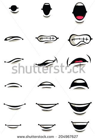 Cartoon Mouth Stock Images, Royalty-Free Images & Vectors ... Mouth Shapes, Cartoon Mouth, Cartoon Faces Expressions, Cartoon Mouths, Anime Mouths, Cartoon Expression, Cartoon Eyes Drawing, Mouth Drawing, Drawing Cartoon Faces