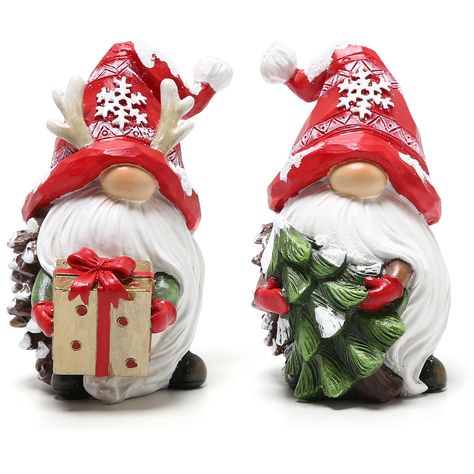 PRICES MAY VARY. 1、Christmas Gnomes: There lovely Christmas resin gnomes are considered good luck. Christmas resin gnomes is a popular motif around the holidays. Christmas gnome is very suitable for spreading the traditional spirit. 2、Premium Quality: Each Christmas resin gnome is handmade of top materials. Gnome, also known as Tomte or Nisse. The Swedish gnome elf will bring us good luck, warmth, happiness and pleasure., their lovely appearance and gnomes color are easy to attract attention. 3、 Christmas Decorations Indoor, Christmas Resin, Jim Shore Christmas, Christmas Wooden Signs, Christmas Skirt, Winter Table, Christmas Party Gift, Diy Gnomes, Christmas Gnomes