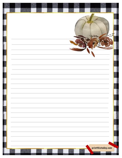 Free Printable Fall Writing Paper Stationery Free Printable Stationary With Lines, Thanksgiving Stationary Free Printable, Free Stationary Printable Templates, Free Printable Writing Paper, Fall Stationary Free Printable, Stationary Printable Free, Fall Writing Paper, Fall Stationary, Fall Journaling