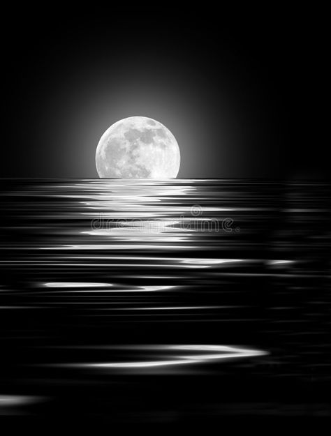 Moon Glow. A full moon on the Spring Equinox with reflection over rippled water , #Affiliate, #moon, #Spring, #full, #Moon, #Glow #ad Reflections Artwork, Rippled Water, Moonlight Art, Ocean Drawing, Black Canvas Art, Black Paper Drawing, Art Charcoal, African Art Paintings, Charcoal Art