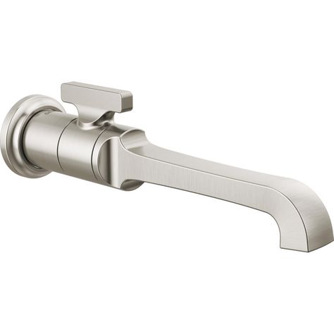 Delta Tetra Wall Mount Bathroom Faucet, Wall Faucet for Bathroom Sink, Single Handle Bathroom Faucet | Wayfair Wall Mounted Faucet Bathroom, Wall Mount Bathroom Faucet, Wall Mounted Faucet, Wall Faucet, Navigation Design, Wall Mount Faucet Bathroom, Single Handle Bathroom Faucet, Plumbing Bathroom, Wall Mount Faucet