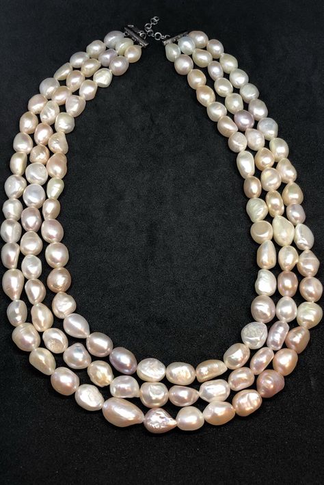 Vintage Pearl Necklace, Multi Strand Pearl Necklace, Necklaces Pearl, Rockaway Beach, Amethyst Quartz Crystal, Raw Quartz Crystal, Pearl Necklace Vintage, Cultured Pearl Necklace, Pearl Necklaces