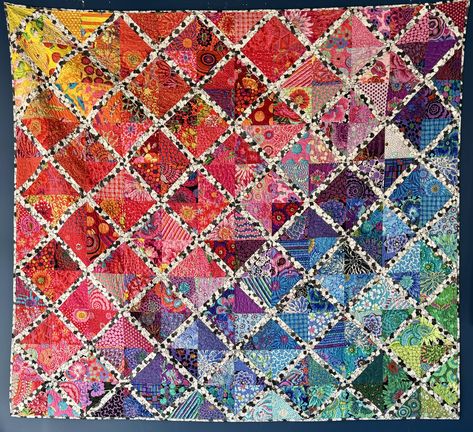 Scrap Buster Quilt Patterns, Bohemian Quilt Pattern Free, Algorithm Quilt Pattern, Boho Quilt Patterns Free, Scrap Quilting Ideas Leftover Fabric, Kaffe Fassett Quilts Pattern Free, Kaffe Fassett Quilts Ideas, Amy Butler Quilt, Lattice Quilt