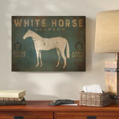 Kentucky Wall Art, Horse Themed Bedrooms, Hang Wall Art, Equestrian Decor, Horse Decor, Blue Wall Art, Rustic White, Vintage Canvas, White Horse