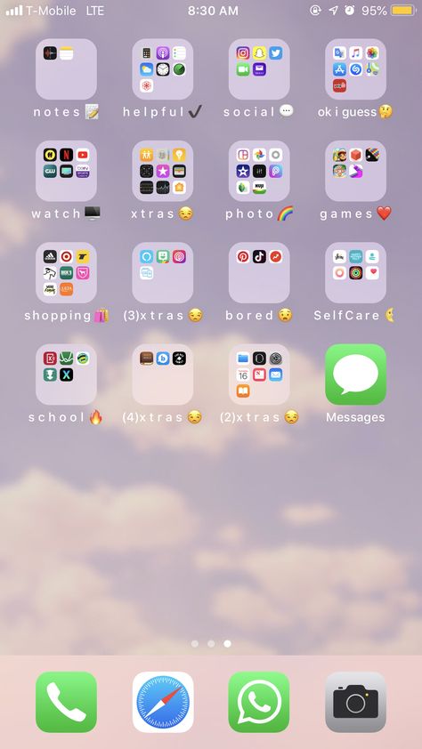 Apps For Iphone Organizing, Organized Aesthetic Wallpaper, Cute Iphone Organization, Organizing Phone Apps, Organizing Apps On Iphone Ideas, Organizing Phone Apps Aesthetic, How To Make Your Phone Aesthetic, Health Captions, Notes Routine