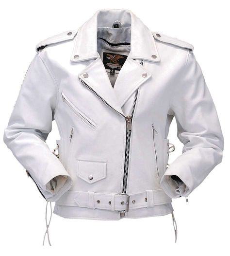 White leather jacket outfit