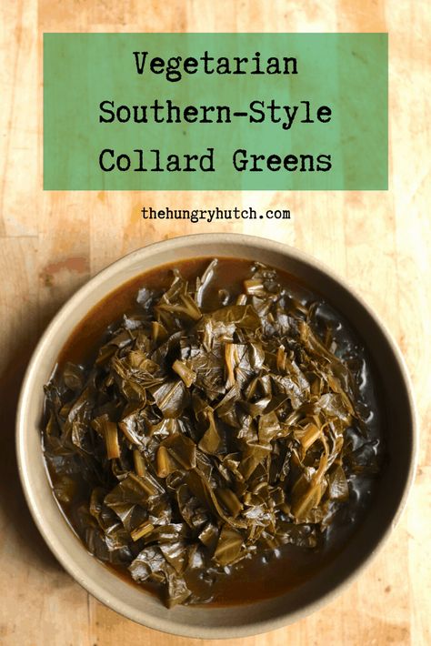 Southern Collard Greens Recipe, Vegetarian Collard Greens, How To Cook Collards, Greens Recipe Soul Food, Collard Greens Salad, Vegan Collard Greens, Southern Style Collard Greens, Savory Lunch, Southern Collard Greens