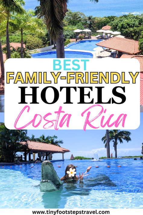 The best family-friendly hotels in Costa Rica for those travelling with kids. Here you will find the perfect places to stay that are warm and welcoming to families. Family Vacation Costa Rica, Costa Rica With Kids Family Travel, Costa Rica With Kids, Resorts For Kids, Kid Friendly Resorts, Travelling With Kids, Costa Rica Hotel, Costa Rica Resorts, San Jose Airport