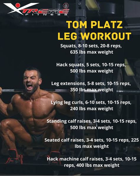 Ready to achieve incredible leg day gains? Look no further than Tom Platzz's intense leg workout! 🔥💪 Get ready to push your limits and take your leg training to the next level from Xtreme Fitness. 💪RING US ON: +91 9074312343, +91 9633888565 💪MAIL US ON: xtfpkd@gmail.com 💪FOR MORE DETAILS : http://xtremefitnesspkd.in . . . #xtremefitness #xtremefitnesspalakkad #health #fitness #gym #transformation #legday #legworkout Tom Platz Leg Workout, Fitness Ring, Intense Leg Workout, Tom Platz, Gym Transformation, Lying Leg Curls, Standing Calf Raise, Gym Program, Leg Training