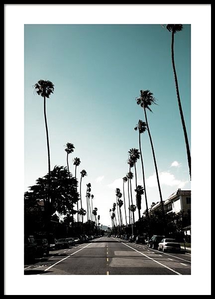 Wallpaper Apartment, Desenio Posters, Los Angeles Poster, Apartment Painting, Los Angeles Street, Los Angeles Print, Auto Poster, Gold Poster, Exotic Beaches