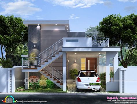 900 Sq Ft House Plans, 900 Sq Ft House, 1000 Sq Ft House, Single Floor House Design, Small House Elevation, Small House Front Design, House Balcony Design, Free House Plans, Small House Elevation Design