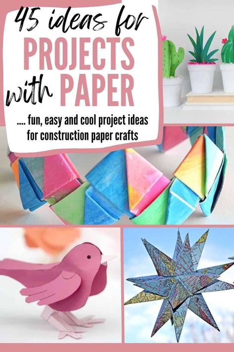 I love to create DIY paper projects. These construction paper projects ideas are all so wonderful. This collection of construction paper crafts for adults are all so cool. There are even construction paper flowers ideas on this page. What great ideas for easy art projects with construction paper. With this collection my vault of craft paper project ideas is full. Great list of things to do with construction paper. Construction Paper Crafts For Adults, Easy Construction Paper Crafts, Construction Paper Projects, Things To Make With Paper, Paper Crafts For Adults, Construction Paper Flowers, Diy Magnolia Wreath, Paper Beads Diy, Paper Flower Centerpieces