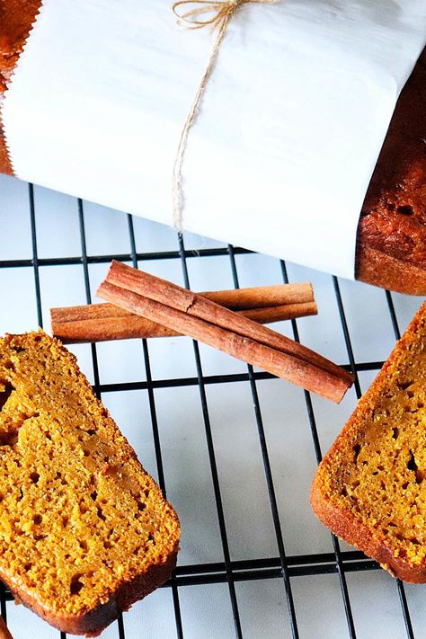 Amish Pumpkin Bread Amish Pumpkin Bread Recipe, Honey Cornbread Muffins, Pumpkin Cranberry Bread, Bread Pumpkin, Amish Bread, Honey Cornbread, Sweet Potato Bread, Moist Pumpkin Bread, Pumpkin Coffee Cakes