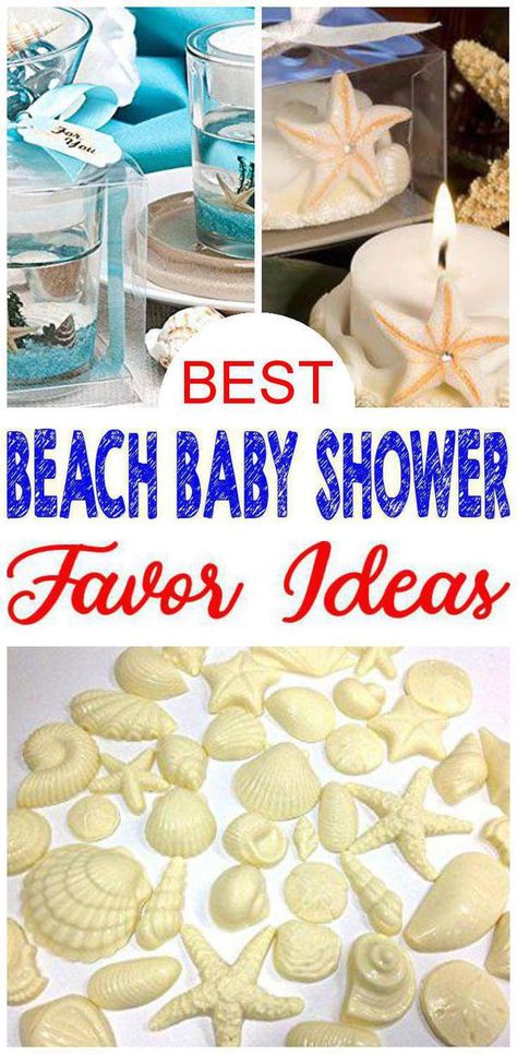 Beach Baby Shower Favors, Beach Theme Baby Shower Ideas Girl, Beach Themed Baby Shower Ideas, Beach Theme Baby Shower Ideas, Surfer Baby Shower Ideas, Baby On Board Shower Theme, Sea Themed Baby Shower Ideas, Coastal Baby Shower Theme, Ocean Themed Baby Shower Ideas