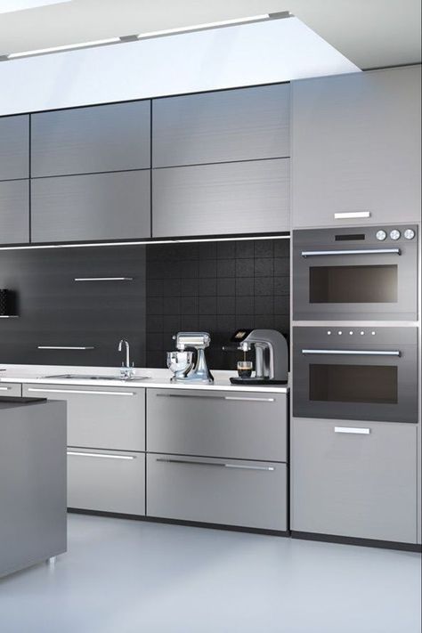 latest Aluminium kitchen indian design Kitchen Cabinet Colours, Modular Kitchen Cabinet, Kitchen Design Indian, Shaw House, Cabinet Colours, Aluminum Kitchen Cabinets, Compact Kitchens, Kitchen Wardrobe Design, Aluminum Kitchen