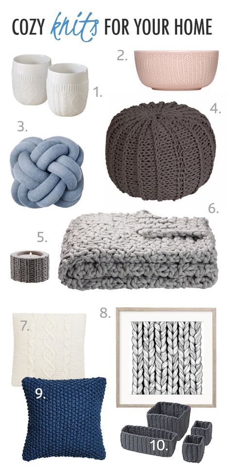 With this cold & grey weather cozy knits are essential, not only to wear but also as decor elements in your home. Adding little hints of knitted design creates a lovely environment, and is a great way to keep warm and decorate your home at the same time // That Scandinavian Feeling blog Hygge Pillows, Crochet Hygge Blanket, Hygge Yarn, Knitted Decor, Scandinavian Design Style, Interior Design Jobs, Nyc Interior Design, Industrial Interiors, Scandinavian Interior Design