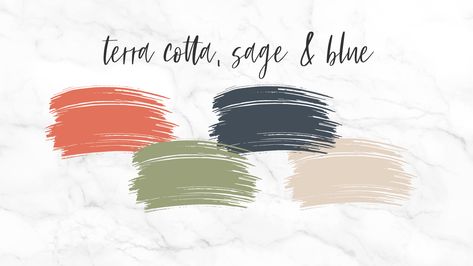 Terra cotta, sage green and blue wedding color scheme Green Fall Wedding Colors, Copper Wedding Color Schemes, Sage Green Fall Wedding, Teal Wedding Colors Schemes, Terra Cotta Color Palette, Neutral Wedding Color Schemes, Yellow Wedding Colors Schemes, Green Fall Wedding, Copper Wedding Colors