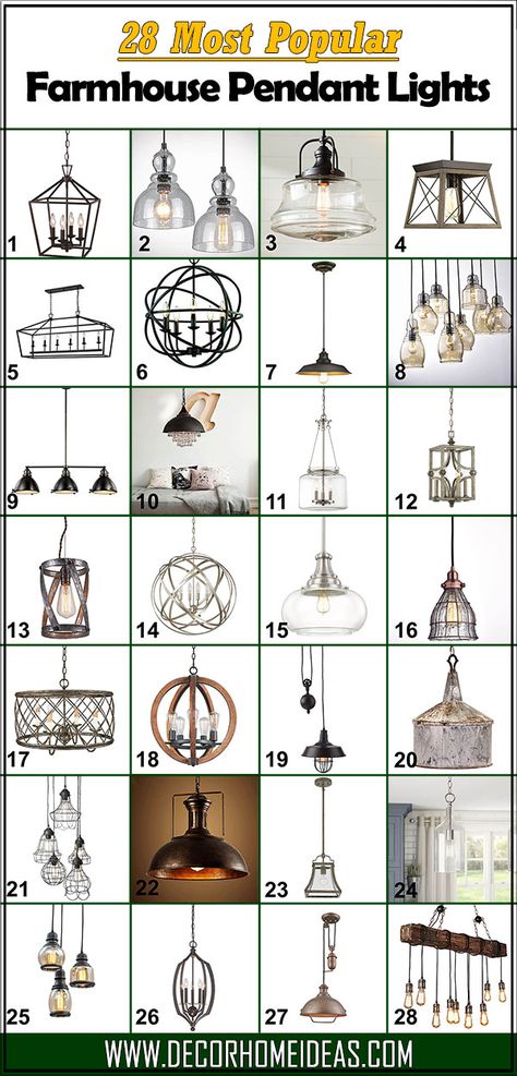 28 Most Popular Farmhouse Pendant Lights #farmhousependant #farmhouse #pendant #farmhousependantlights #decorhomeideas Farmhouse Kitchen Pendant Lights, Farmhouse Style Pendant Lights, Rustic Farmhouse Pendant Lights, Farmhouse Pendant Lights, Farmhouse Kitchen Light Fixtures, Modern Farmhouse Pendant Lighting, Country Kitchen Lighting, Farm Style Kitchen, Light Fixtures Farmhouse