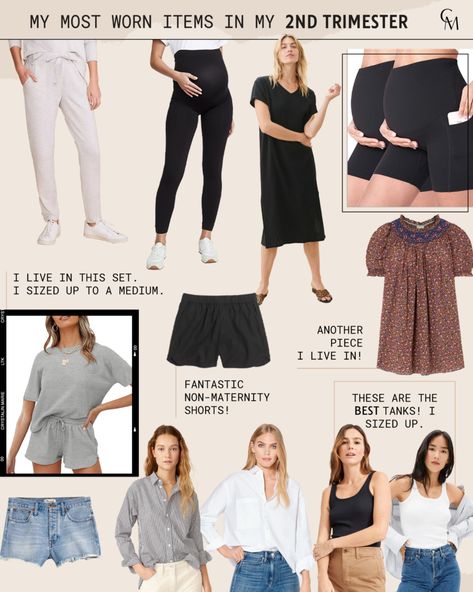 Maternity Athleisure Outfits, Classy Pregnancy Outfits, Early Pregnancy Outfits, Maternity Capsule Wardrobe, Summer Pregnancy Outfits, Crystalin Marie, Maternity Clothes Summer, Athleisure Trend, Cute Maternity Outfits