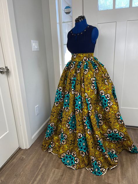 Excited to share this item from my #etsy shop: Full flare maxi skirt/ African full flare maxi skirt/African women plus size skirt/Skater skirt/Circle Skirt/Ankara skirt/long skirt/Boho sk Ankara Skirt Styles High Waist Kitenge, Ankara Circle Skirt, African Skirts Designs, African Maxi Dress Ankara Plus Size, Chitenge Skirts High Waist Long, African Long Skirts High Waist, Ankara Long Skirts High Waist, Flared Skirts High Waisted, Long Ankara Skirts Designs