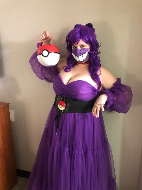 Pokémon cosplay Gengar (Akaicon 2023) Gengar Costume, Gengar Cosplay, Pokemon Cosplay, Costume Ideas, Pokemon, Dress Up, Anime, Pokémon