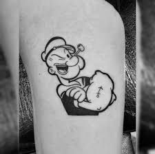 Popeye Tattoo, Evening Journal, New York Evening, Aa Tattoos, Navy Tattoos, Tim Burton Tattoo, Atlas Tattoo, Hipster Tattoo, Sailor Tattoos