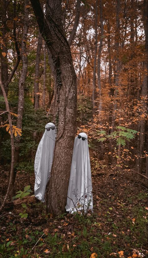 Sheet Ghost Photoshoot, Diy Halloween Scary, Ghost Photoshoot, Scary Party, Vampire Makeup, Sheet Ghost, Creepy Decor, Ghost Photos, Witch Costume