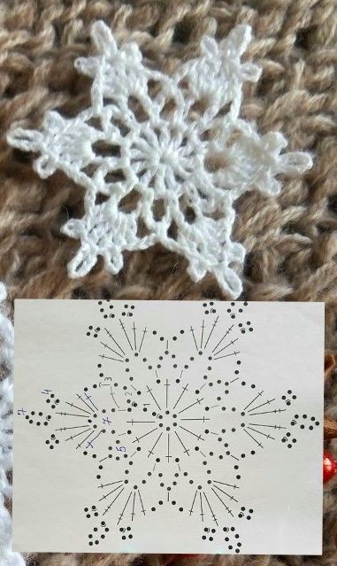 Crochet Christmas Snowflakes, Hexagon Crochet Pattern, Dekoratívne Vence, Crochet Ornament Patterns, Free Crochet Doily Patterns, Stitches Crochet, Crochet Snowflake Pattern, Crochet Xmas, Crochet Jewelry Patterns