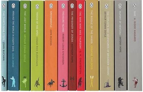 Design Sleuth: Penguin Classics as Wall Art - Remodelista Book Spine Design, Libraries Quotes, Tarzan Of The Apes, Penguin Books Covers, Penguin Book, Best Book Covers, Book Spine, Penguin Classics, Books For Boys