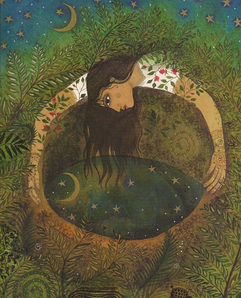 reflection of stars by jane ray Prince Art, Frog Prince, Alphonse Mucha, Art Et Illustration, Arte Popular, Arte Fantasy, Art And Illustration, Samhain, Childrens Illustrations