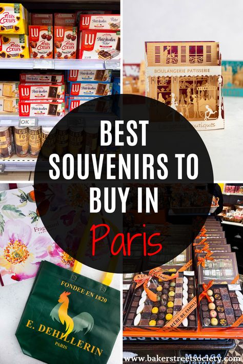 16 Best Souvenirs in Paris | Baker Street Society Souvenir From Paris, Best Paris Souvenirs, Best Things To Buy In Paris, What To Buy In France, Disneyland Paris Souvenirs, Gifts From Paris, Paris Souvenirs Ideas, Best Souvenirs From Paris, Things To Buy In Paris