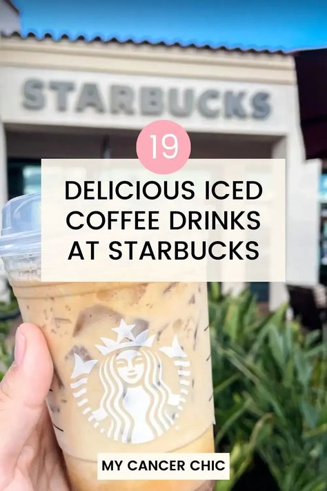 Coffee Drinks From Starbucks, Decaf Starbucks Drinks, Best Starbucks Iced Coffee, Caramel Coffee Drinks, Starbucks Iced Coffee Drinks, Starbucks Caramel Drinks, Sweet Coffee Drinks, Drinks From Starbucks, The Best Iced Coffee