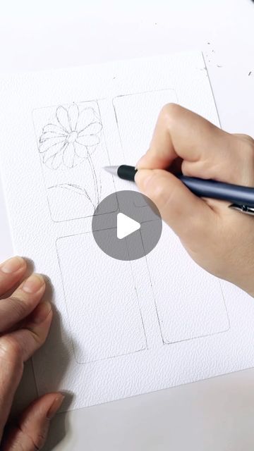 Nahiely Velazquez on Instagram: ".: Floral Sketching Part. 1 :. 🌼✍🏼

Because you’ve been frequently asking me for multiple flower sizes, I thought of creating a sketch sheet for you to practice. 

You’ll notice that no matter the format of the paper you’re drawing on, you are able to fit the dimensions by just quickly placing the limits of your flower with circles or oval shapes. 

Remember to save this reel for your daily practice and share it with someone who might find it inspiring. 

This time we’re drawing a simple Daisy with the same structure as before but different size for you to see how it really doesn’t matter how big or small you want to draw it, following these basic lines can make things super easy!

I hope you have fun practicing! And remember to share your creations with Daisy Sketch Simple, Want To Draw, Floral Drawing, Sketches Simple, Daily Practices, Botanical Drawings, Make Things, Floral Illustrations, Botanical Art